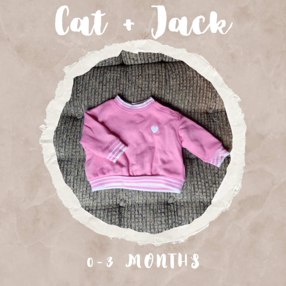 Cat + Jack 0-3mo Drop Shoulder Sweatshirt